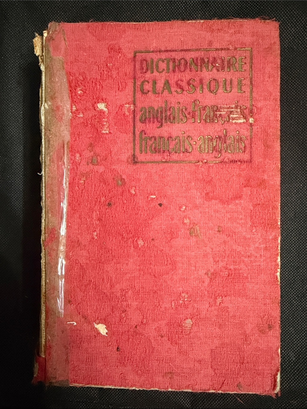 Vintage Dictionnaire classique anglais-français edition 1950’s